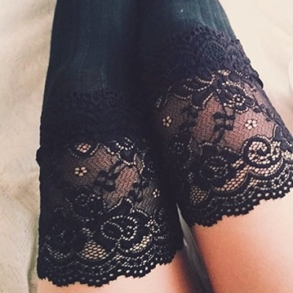 NWT Thigh High Over The Knee Lace Socks - Picture 4 of 4